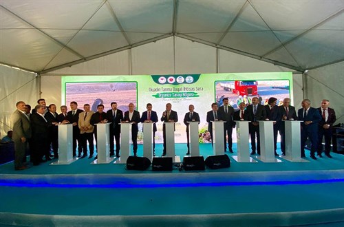 Tarım ve Orman Bakanımız Vahit Kirişci'nin Teşrifi, Valimiz Osman Varul'un Katılımıyla Diyadin OSB'nin Temel Atma Töreni Gerçekleştirildi