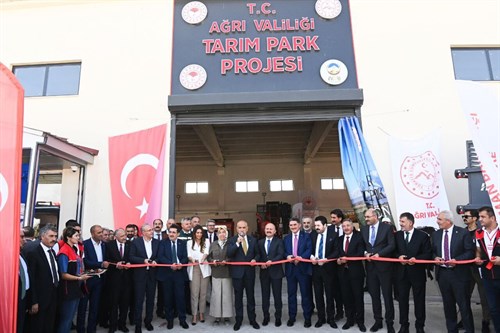 Tarım ve Orman Bakanımız Vahit Kirişci, Valimiz Osman Varol'un Katılımıyla Tarım Park Projemizin Açılışını Yaptı